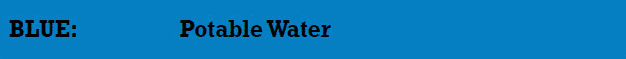 Boring Contractors Utilities | 811 Potable Water Utility Color Code