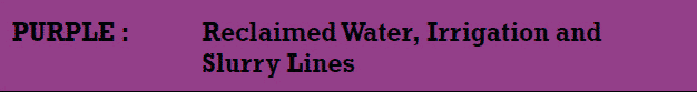 Boring Contractors Utilities | 811 Reclaimed Water Utility Color Code